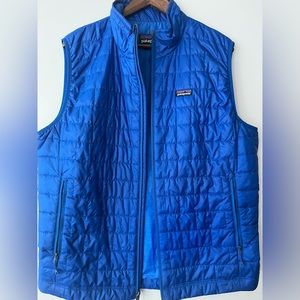 Patagonia blue vest (size large)
